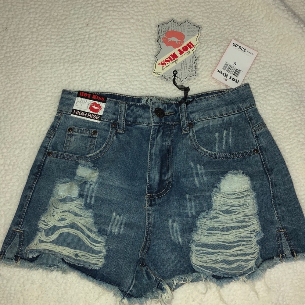 Hot Kiss High-Rise Shorts NWT